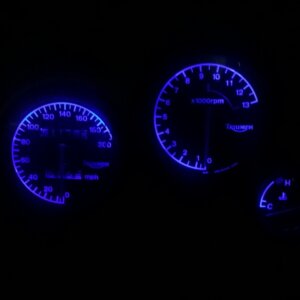 LUGT103 BLACK DIAL DAYTONA SPRINT TIGER BLUE