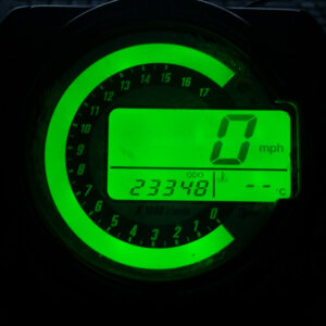 ZX6R L.E.D. CLOCK UPGRADE KIT GREEN