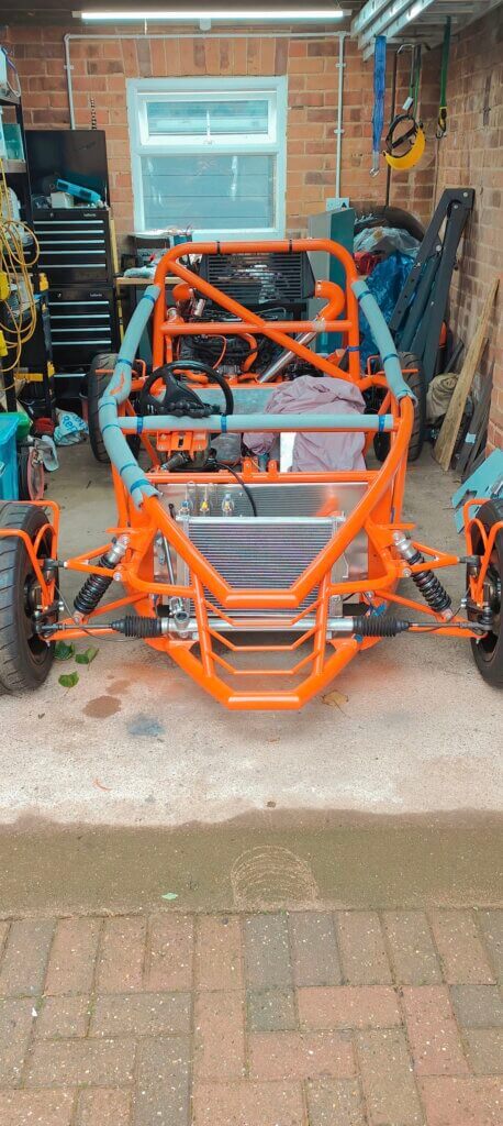 Custom built braided lines for kit car