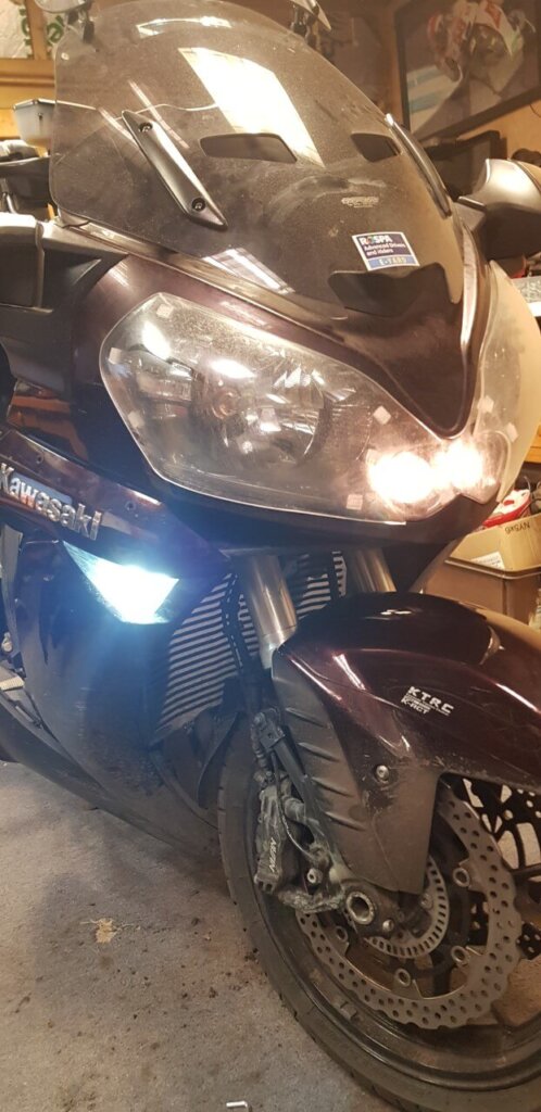 GTR1400 switchback front DRL side view
